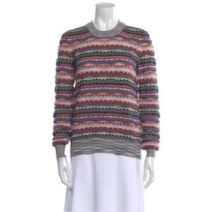 Carven Colorful Striped Sweater